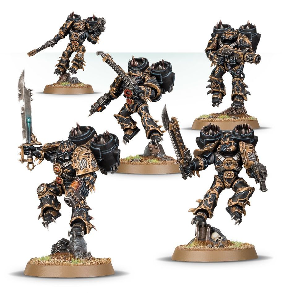 Warhammer 40,000 Chaos Space Marine Raptor Squad