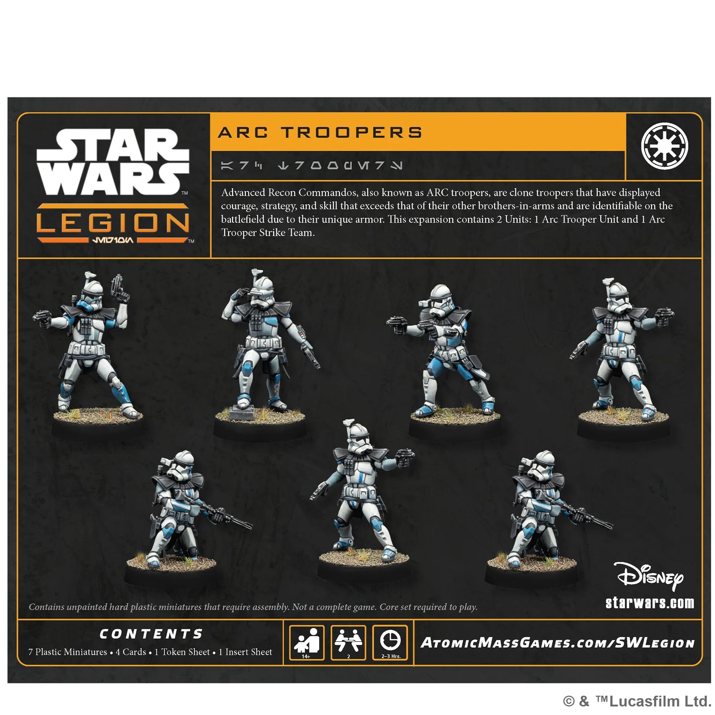 Star Wars Legion: ARC Troopers Unit Expansion