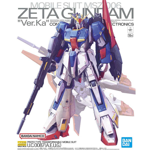 Bandai Hobby Master Grade Zeta Gundam Ver.Ka 1/100 Model Kit