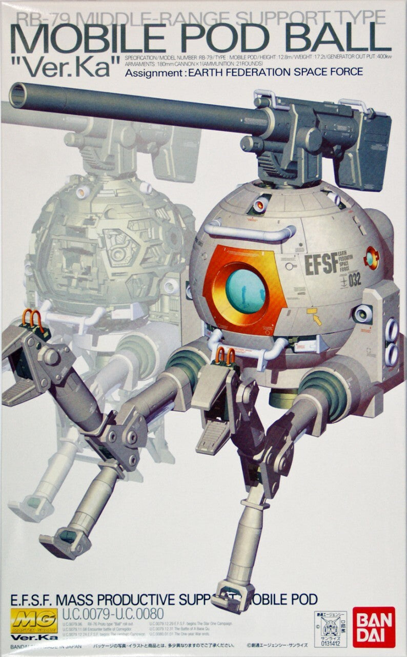 Bandai Hobby MG 1/100 Ball Ver. Ka Model Kit