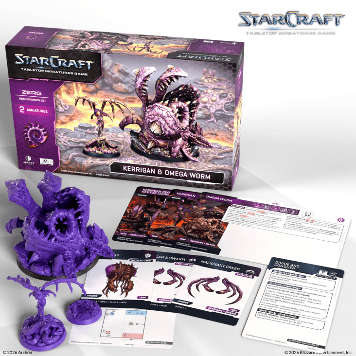 StarCraft: the Miniatures Game - Kerrigan & Omega Worm Character Expansion