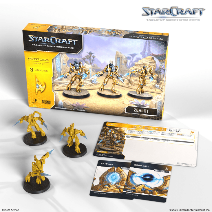StarCraft: the Miniatures Game - Protoss Zealots Unit Expansion