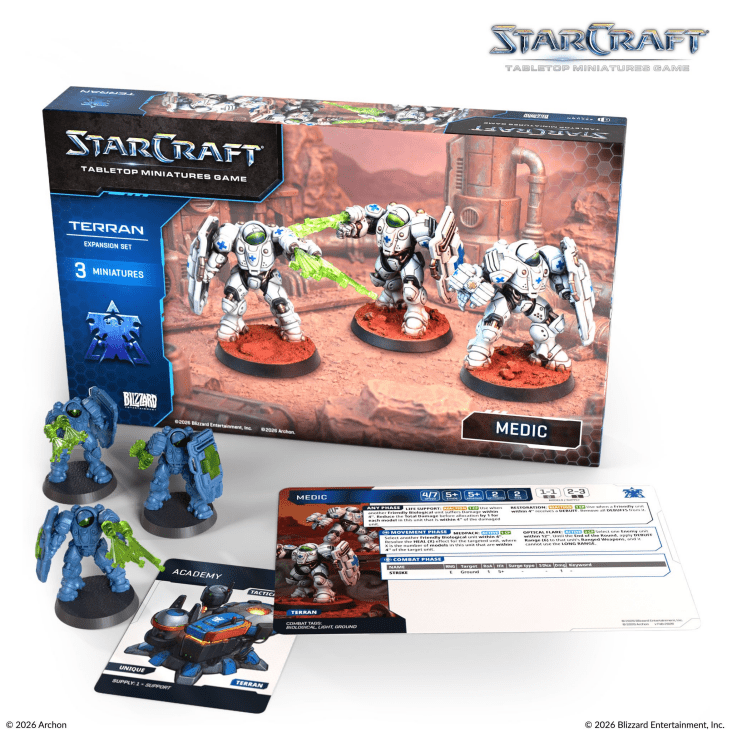 StarCraft: the Miniatures Game - Terran Medics Unit Expansion
