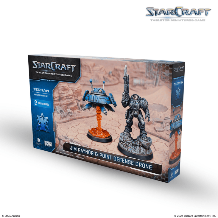 StarCraft: the Miniatures Game - Jim Raynor & Point Defense Drone Character Expansion
