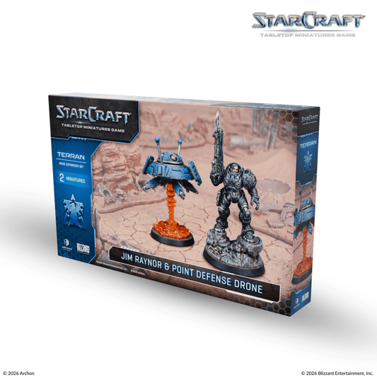StarCraft: the Miniatures Game - Jim Raynor & Point Defense Drone Character Expansion