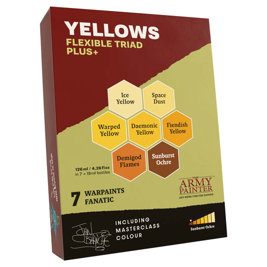 Army Painter Fanatic Yellows Flexible Triad Plus+ Box