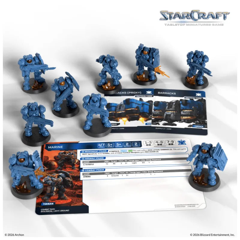 StarCraft: The Miniatures Game - Terran Marines Expansion Set