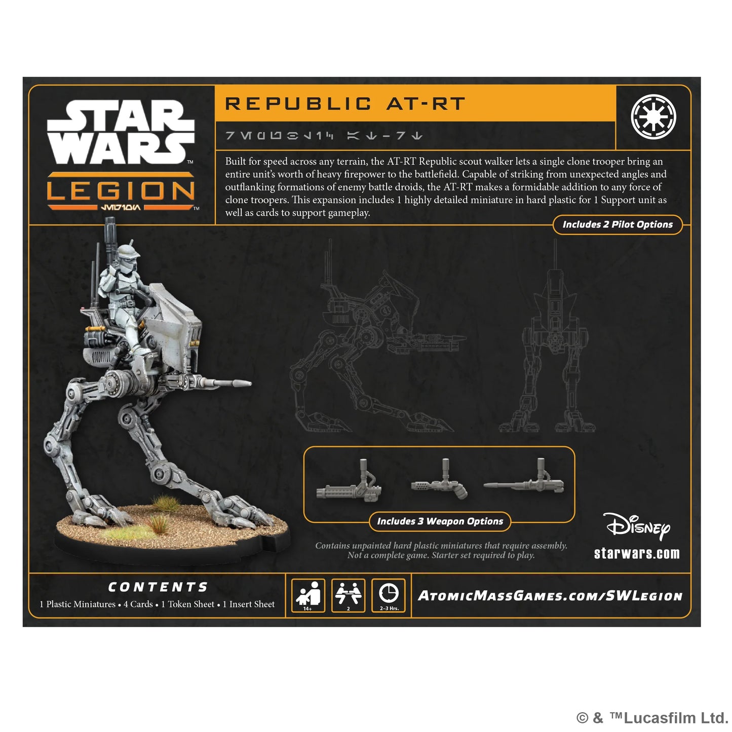 Star Wars Legion: Republic AT-RT Unit Expansion