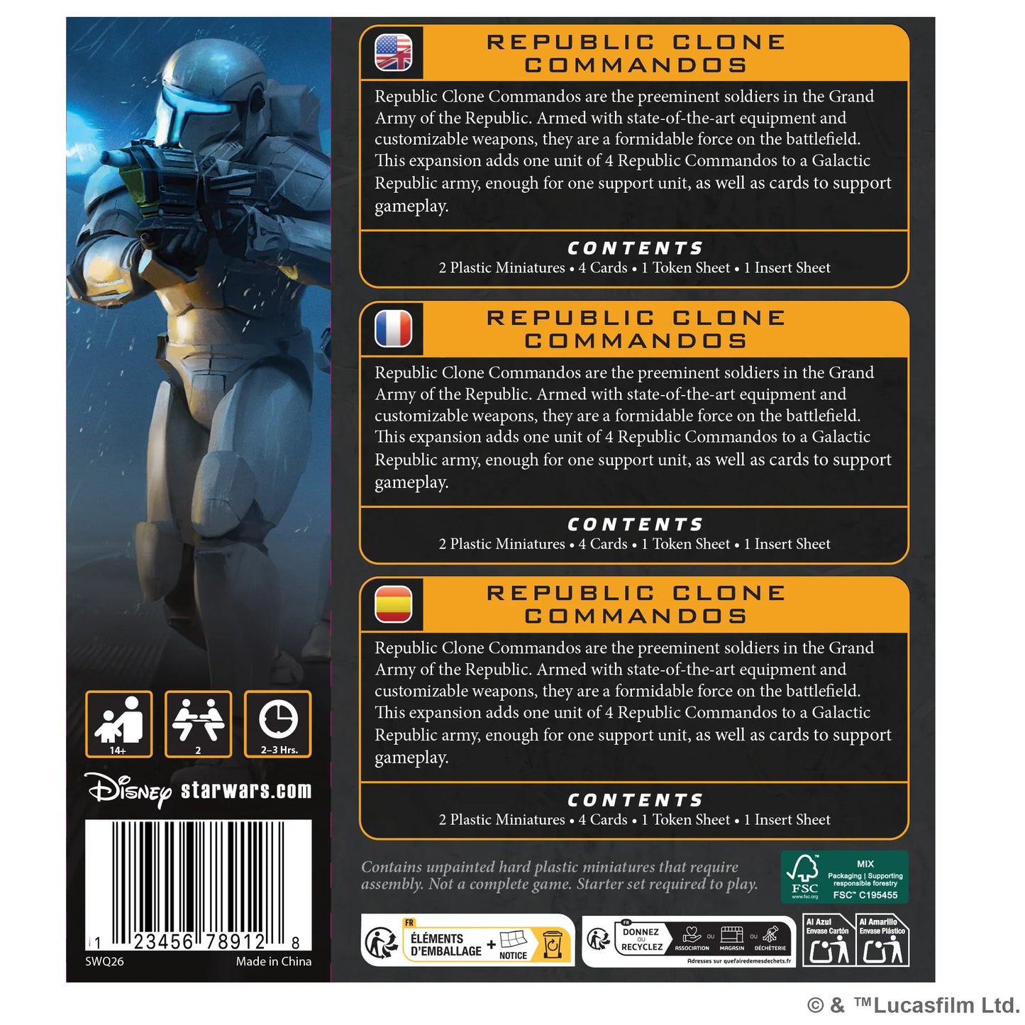 Star Wars Legion: Republic Clone Commandos