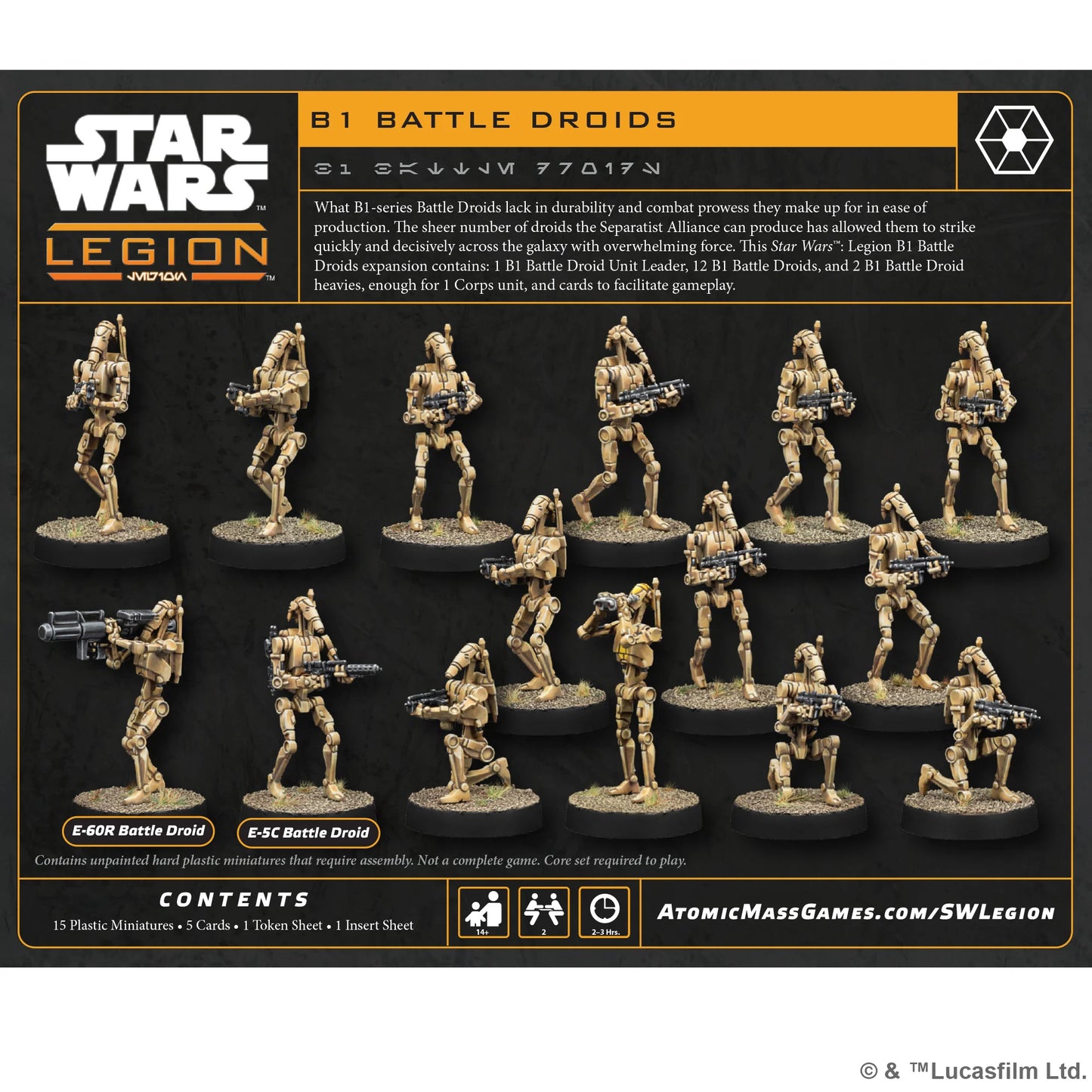 Star Wars Legion: B1 Battle Droids Unit Expansion
