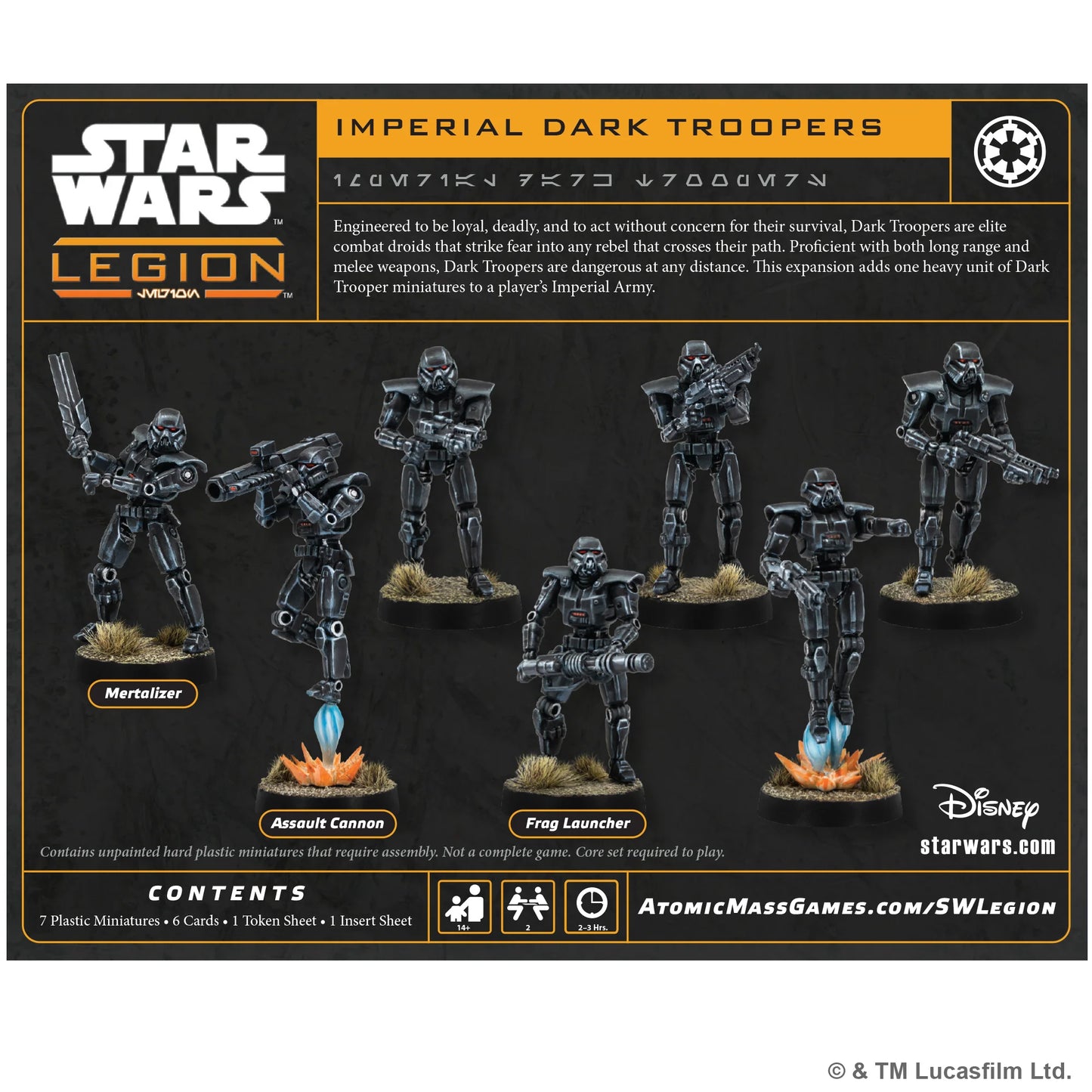 Star Wars Legion: Imperial Dark Troopers Unit Expansion