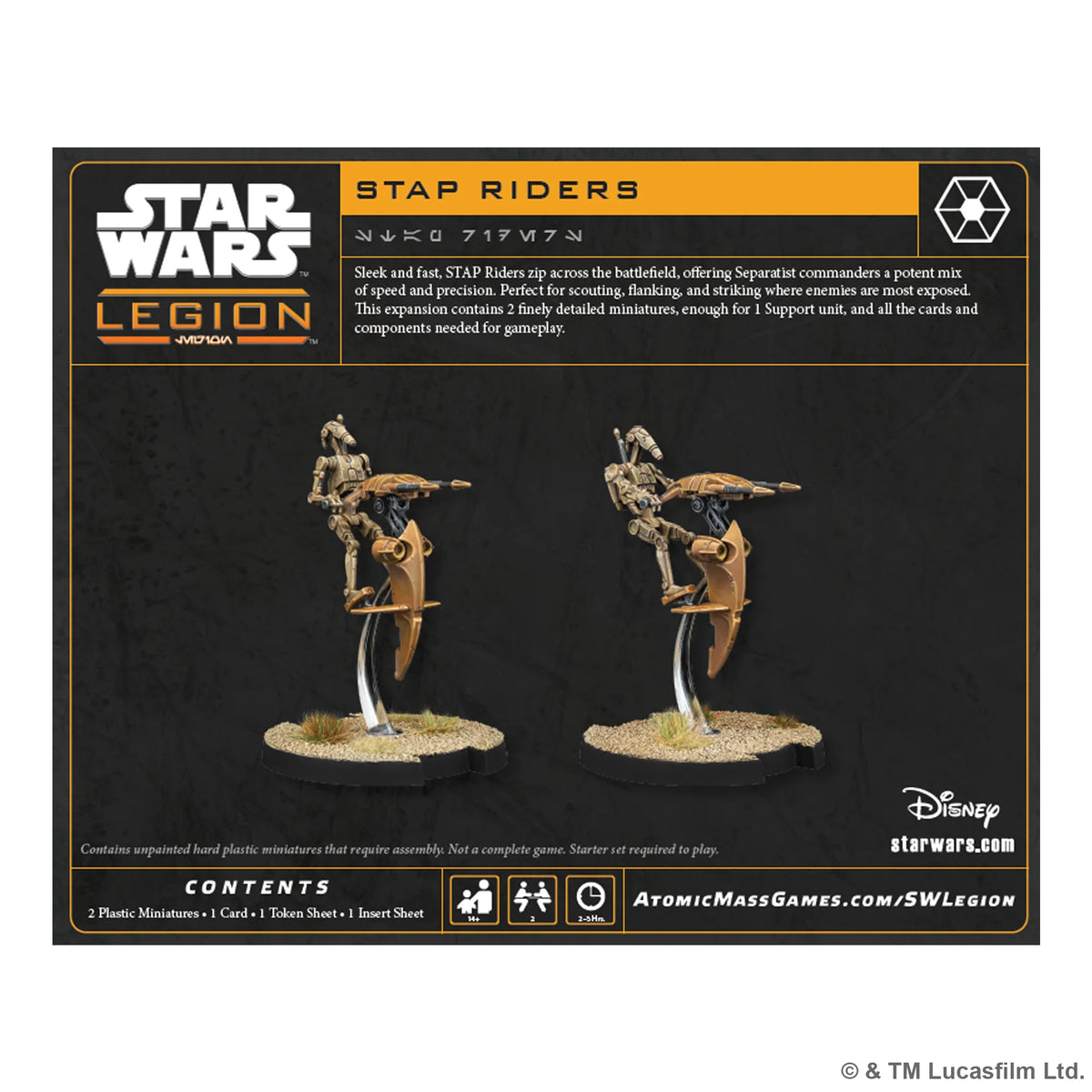 Star Wars Legion: Droid STAP Riders Unit Expansion