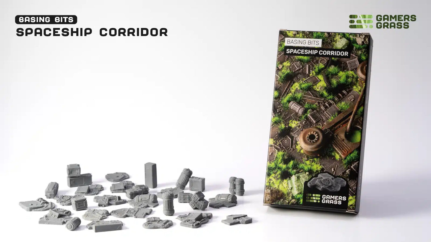 Gamers Grass Basing Bits Spaceship Corridor