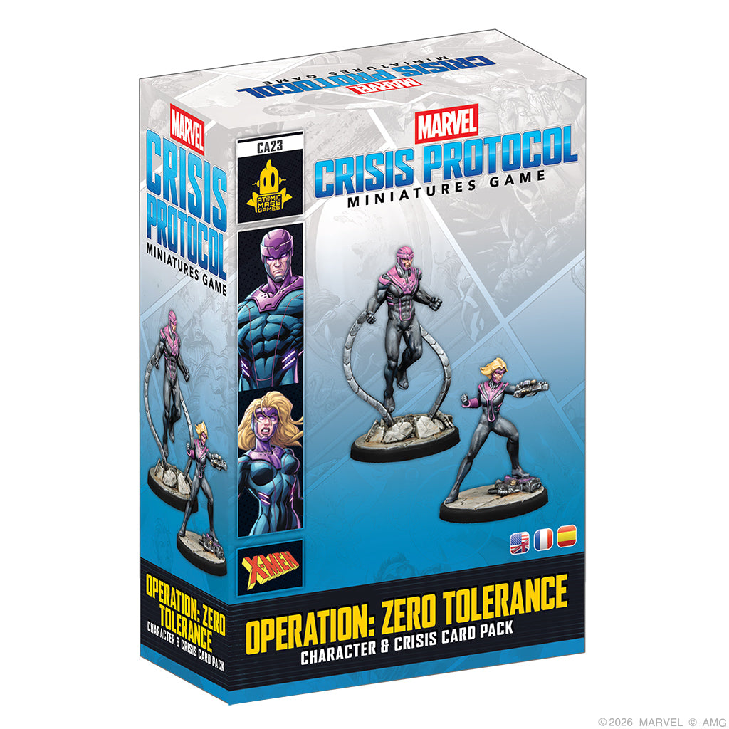 Marvel Crisis Protocol: Operation Zero Tolerance Character & Crisis Card Pack
